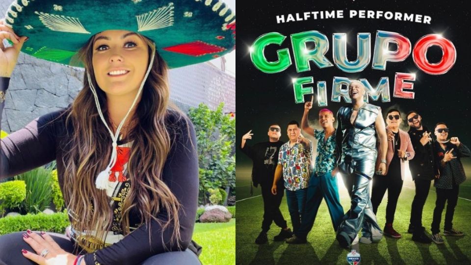 Mariana Echeverría se mostró confundida por la actitud de los fanáticos de la NFL con Grupo Firme