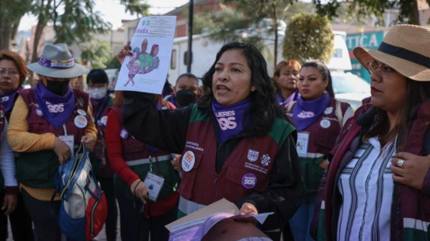 Claudia Sheinbaum explica como funciona la Línea SOS Mujeres