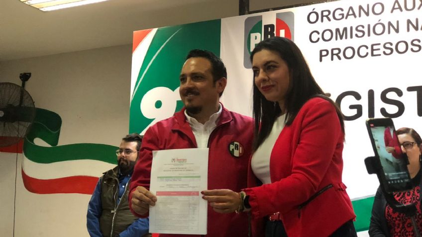 Kendor Macías y Leslie Atilano en unión por la dirigencia estatal del PRI