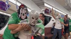 VIDEO: mexicanos protagonizan pelea de lucha libre en el Metro de Qatar