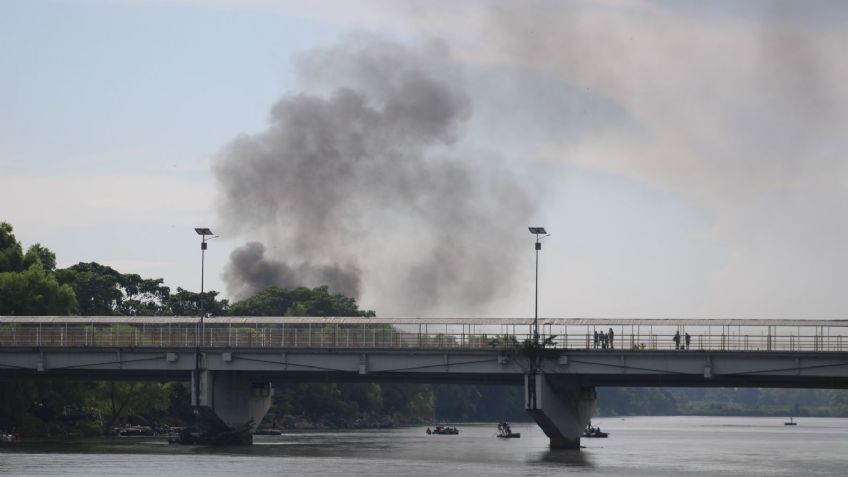 El cielo de Chiapas termina contaminado por un incendio en Guatemala