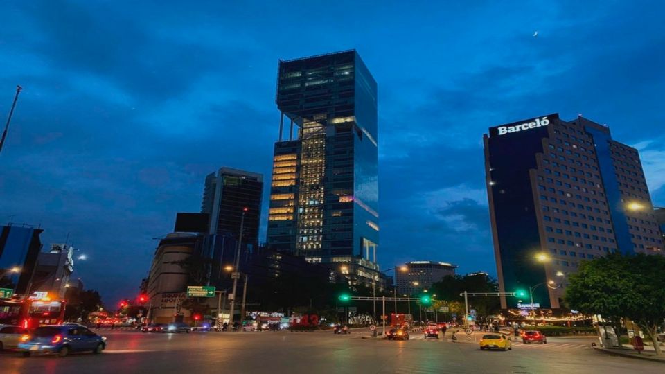 Panorama de la avenida Reforma. Imagen ilustrativa