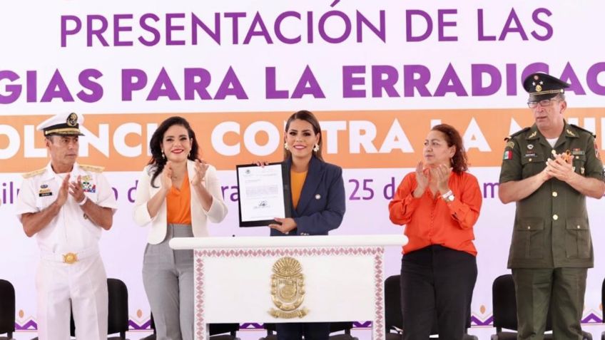 Evelyn Salgado redobla acciones contra la violencia hacia las mujeres