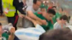 VIDEOS: Pelean mexicanos y argentinos tras la derrota de México en Qatar 2022