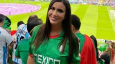 FOTO: Mariazel apoyó a México contra Argentina con playera de la Selección y mini falda