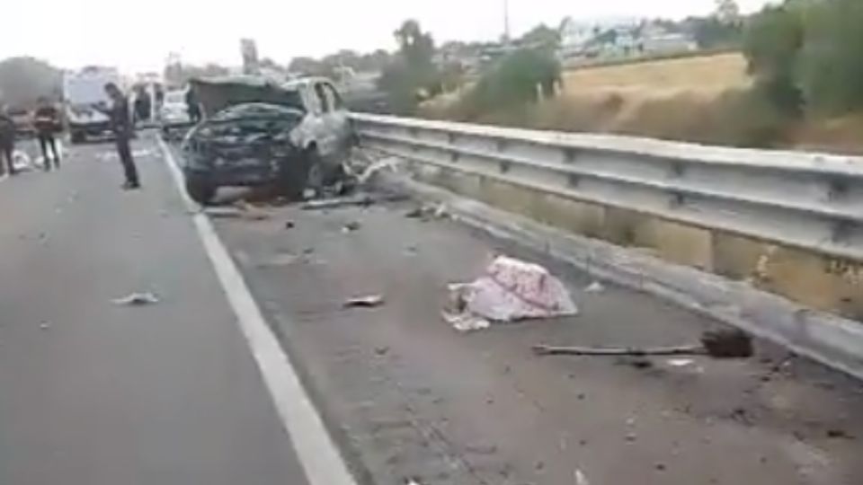 Las crudas imágenes muestran la gravedad del accidente.