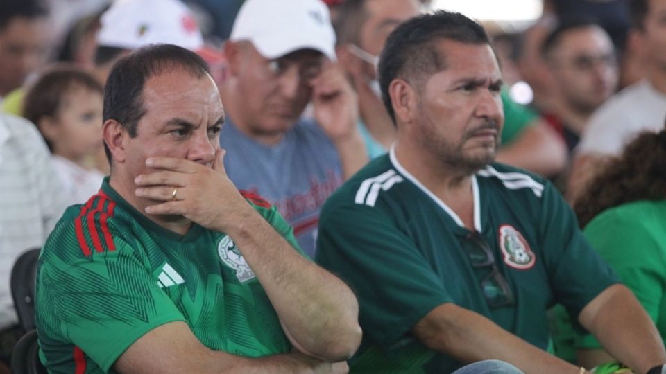 El gobernador de Morelos rememoró sus buenos tiempos con la Selección Mexicana.