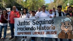 Marcha de AMLO: morenistas de Jalisco se suman al movimiento