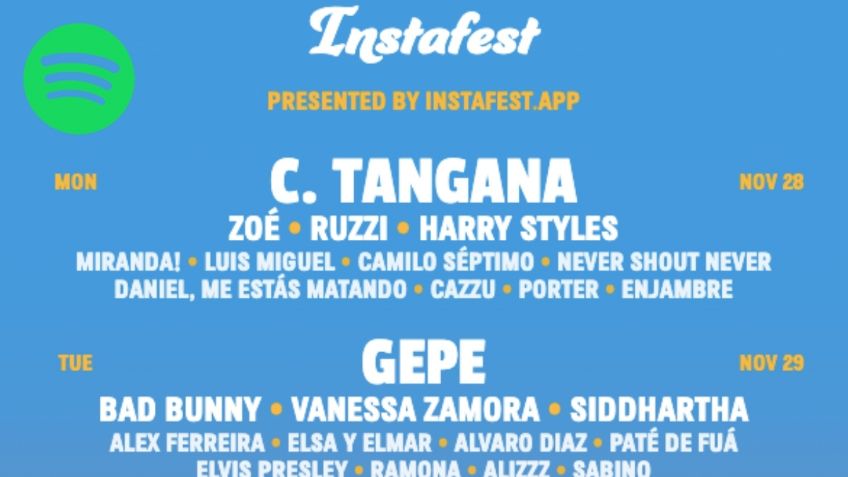 Cómo hacer Instafest en Spotify con el cartel musical personalizado