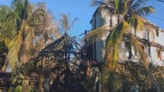 Así quedó Holbox tras el devastador incendio que consumió los hoteles de la isla