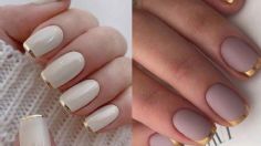 La manicura francesa cromada es ideal para combinar tus looks de invierno