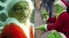 Un niño le pide una foto al "Grinch" y éste lo rechaza con muchas groserías, el video se hace viral