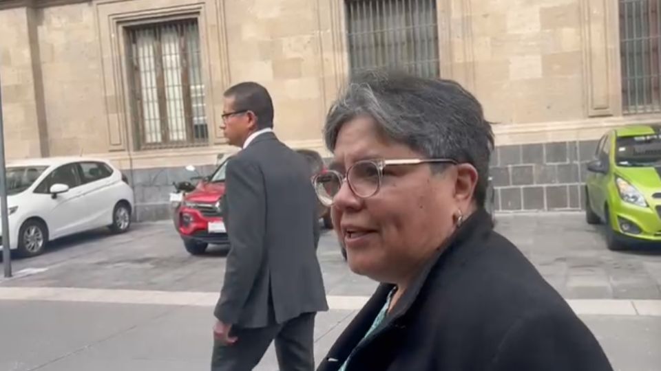 La secretaria estuvo por la mañana en Palacio Nacional