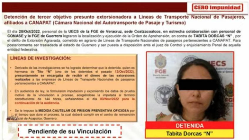 Arrestan a más de 7 mil en la última semana, entre ellos a dos de Los Mezcales y una extorsionadora