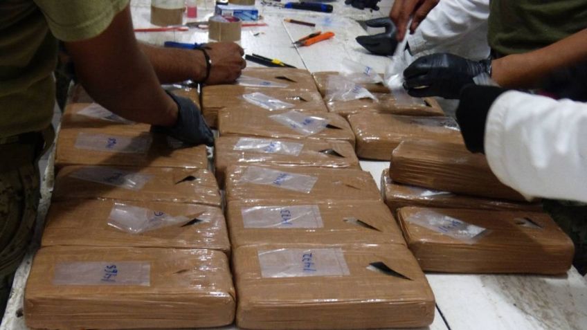 La Marina asegura 3.6 toneladas de cocaína a capos de México, Guatemala y Ecuador