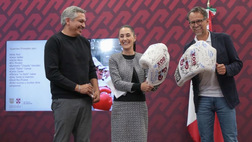 La CDMX rifará unos guantes de box firmados por campeones mundiales