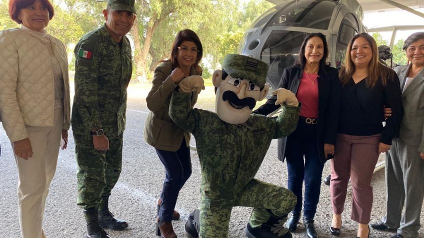 Tecámac recibe la exposicón militar de la Sedena