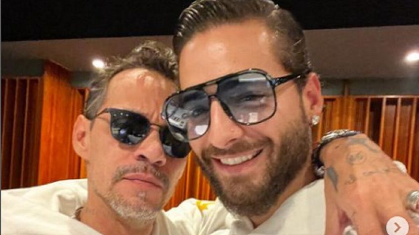 FOTOS | Marc Anthony y Maluma graban la canción "La Fórmula" cómo dueto musical