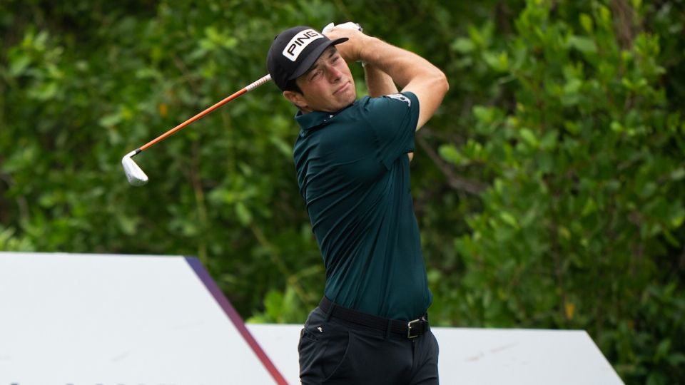 Logró hacer un par de birdies en el hoyo 11 y el 16