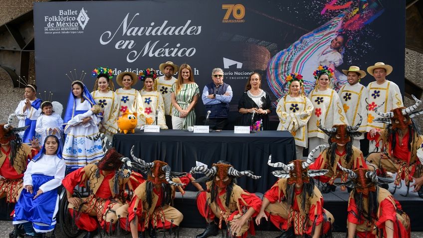 El Ballet Folklórico de México de Amalia Hernández alista fiesta navideña