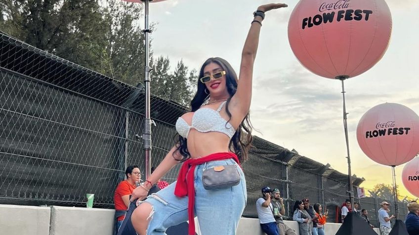 FOTOS | Ella es Ashley Islas, la modelo que se subió a bailar con Jowell y Randy en el Flow Fest		