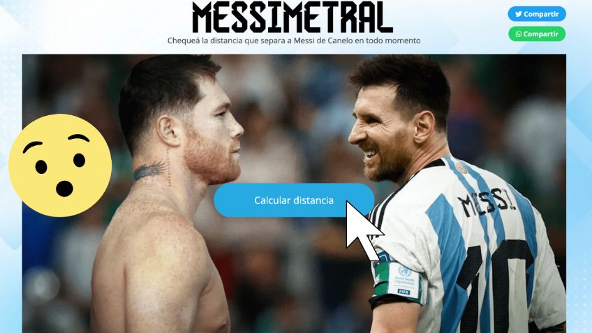 "Canelo" vs Messi: cómo usar la página web que te revela si se encontrarán los deportistas