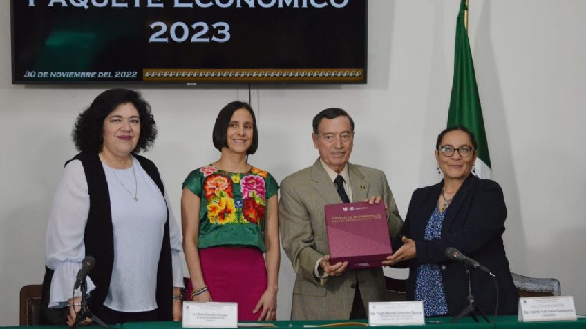 Entregan el Paquete Económico 2023 para la CDMX