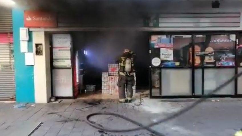 Ex empleado le prende fuego a tiendas de conveniencia en Guadalajara