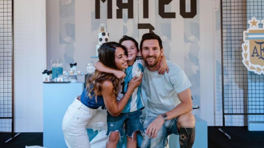 La foto del hijo de Lionel Messi que se hizo viral luego del juego entre Argentina y Polonia