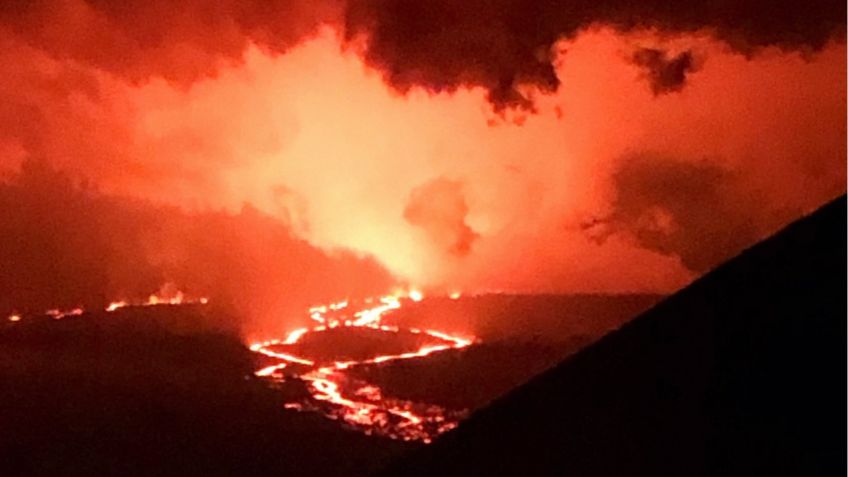 VIDEO | Las apocalípticas imágenes de la erupción y los ríos de lava del volcán Mauna Loa