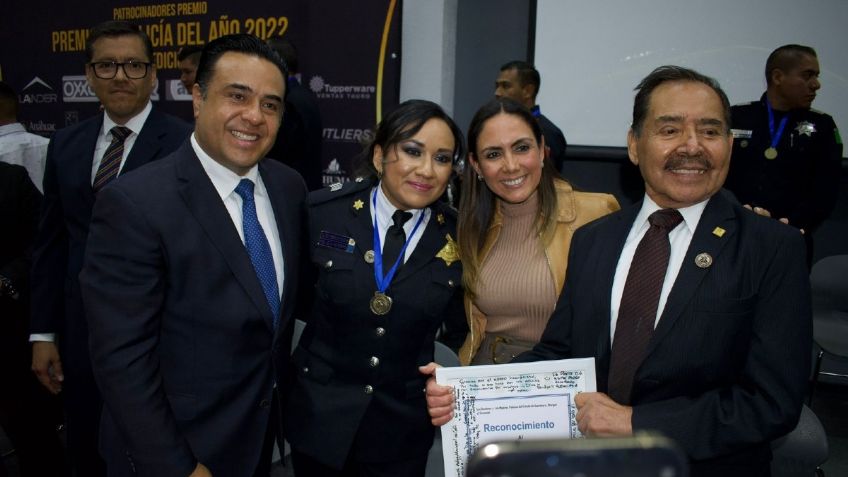 Policía municipal de la capital de Querétaro gana premio al Policía del Año 2022