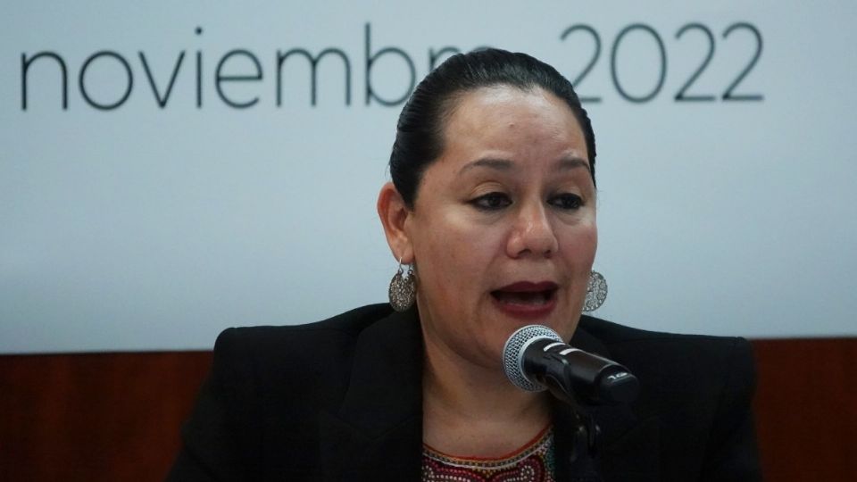 Comparece María Luis Albores ante comisiones del Senado