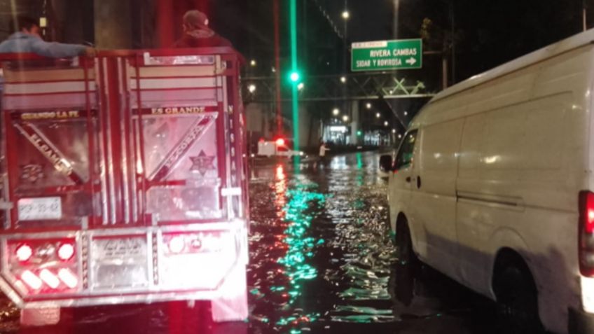 Lluvia en CDMX: se registran encharcamientos, árboles caídos y caos vial en estas alcaldías