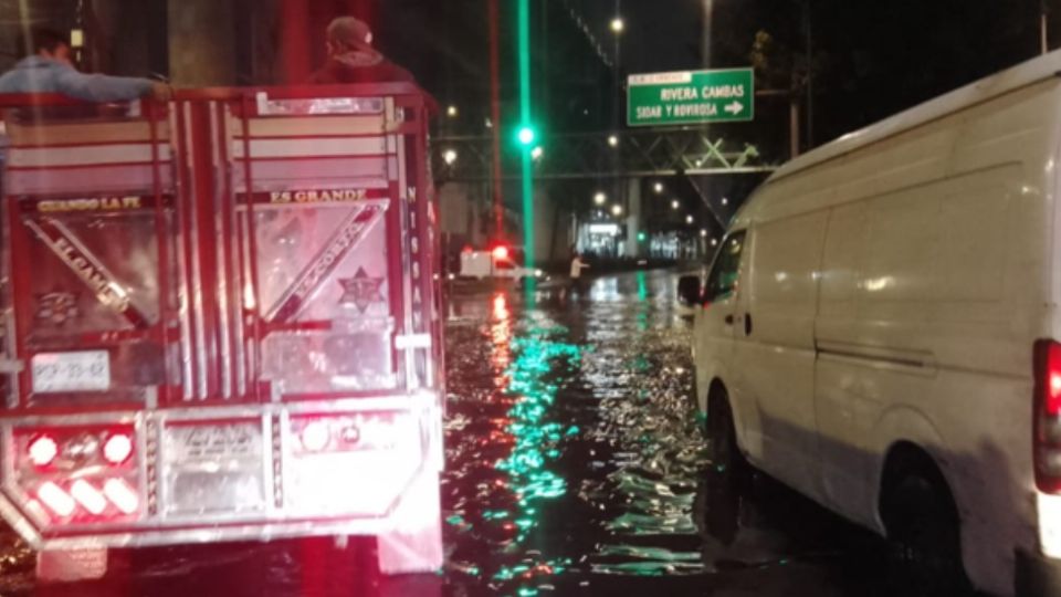 La tormenta comenzó al rededor de las 18:00 horas