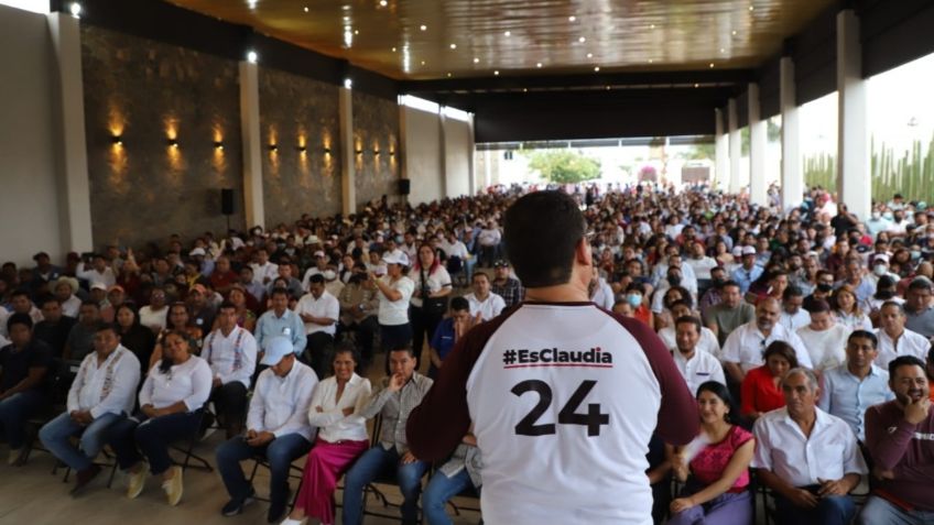 Más de 22 mil oaxaqueños apoyan a Sheinbaum: “Es un honor estar con Claudia”