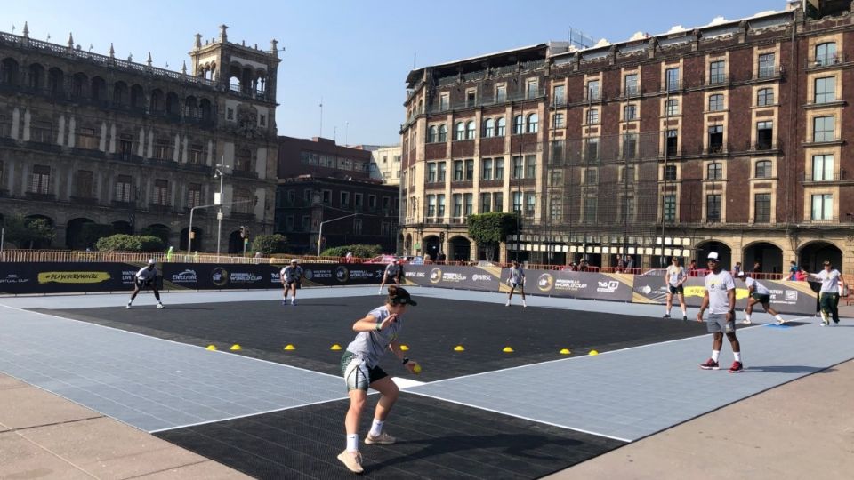 El Zócalo ya está listo para el Campeonato de Baseball5