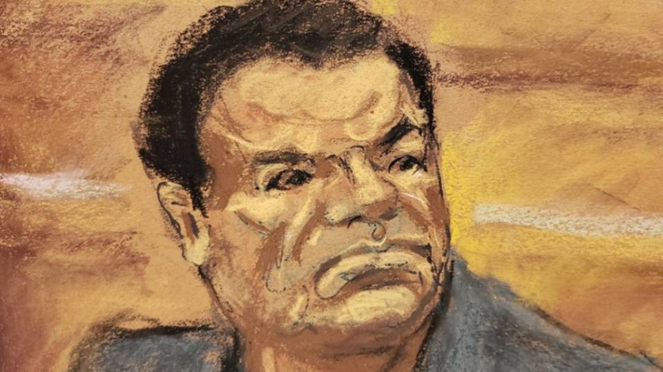 Edgar Iván Galván, 'El Negro', testificando en contra del 'Chapo'.