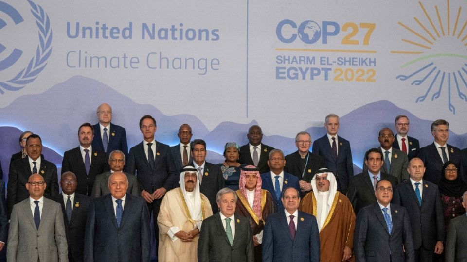 Más de 40 mil personas forman parte de la cumbre climática, en Egipto