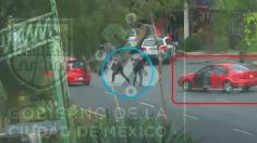 VIDEO | Captan intensa persecución policiaca en la GAM: ladrón roba objetos de automóvil y logran someterlo