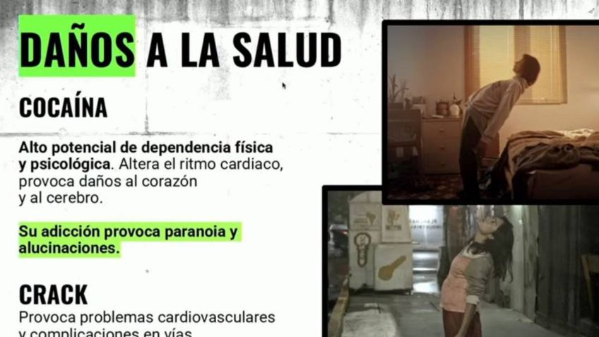 Refuerzan campaña contra las drogas: “Por un momento de alegría, una vida de agonía"