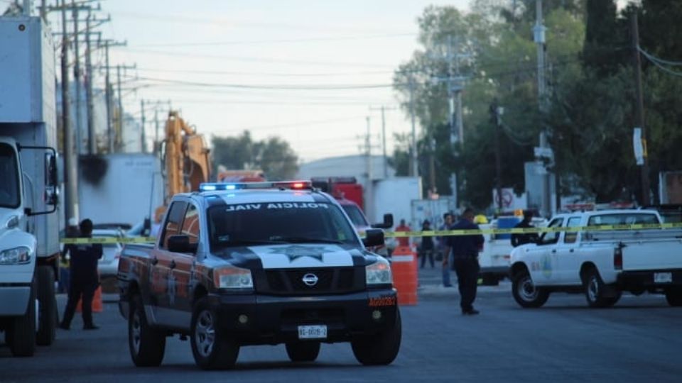 Acordonaron la zona tras el percance