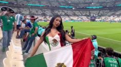 Desde la cancha, Jenny Martínez enamora como la aficionada más hermosa de la selección