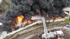 Baja California registra fuerte incendio en Parque Industrial de Tijuana