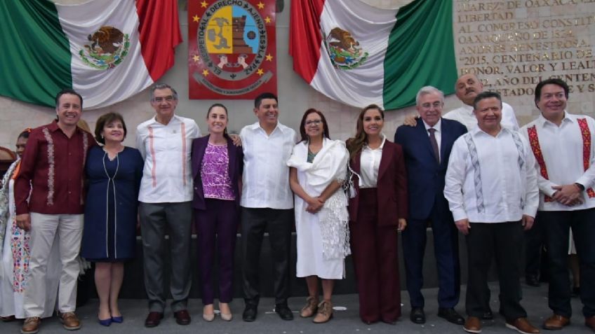 Claudia Sheinbaum felicita a Salomón Jara por su toma de protesta