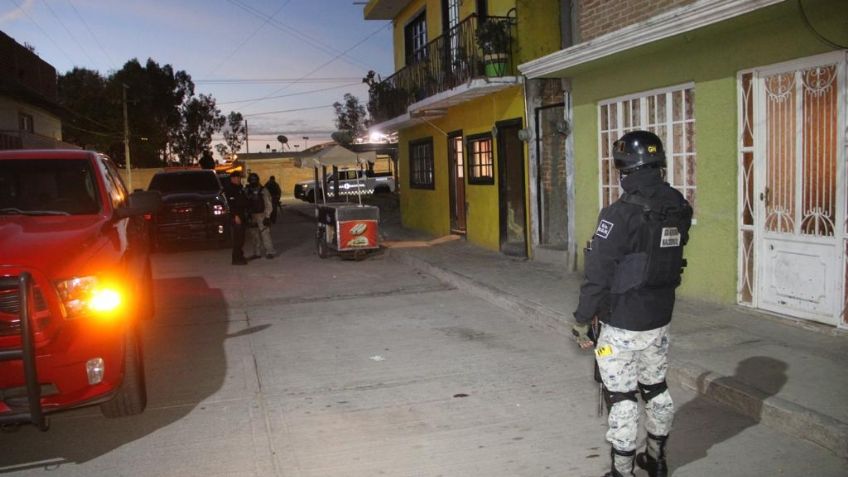 Cuatro cateos en Pabellón de Arteaga dejan dos personas detenidas y droga decomisada