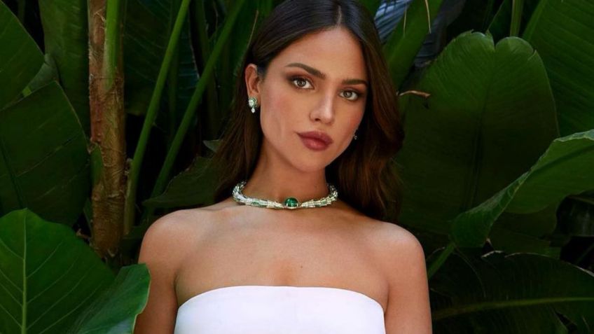 Eiza González se llevó todas las miradas con escotado minivestido frente al espejo