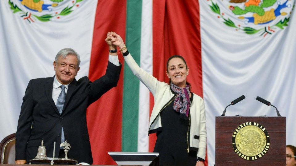 Andrés Manuel López Obrador y Claudia Sheinbaum