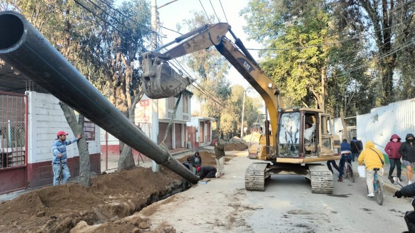 Conflicto en Xochimilco: cancelan obras de drenaje en San Gregorio Atlapulco