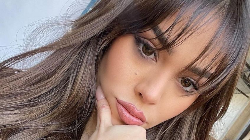 Desde la cama, Danna Paola paraliza Instagram en pantalón abierto y top naranja