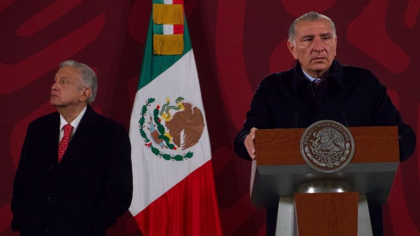 AMLO se reúne con Adán Augusto y Mario Delgado en Monterrey